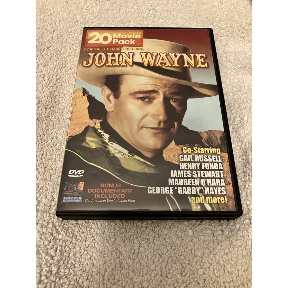 John Wayne 20 Movie Pack (DVD, 2005) Tested